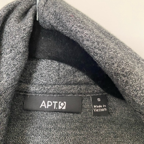 APT9 Dark Grey Zip Up Jacket Size Small - Picture 9 of 14